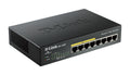 D-Link DGS-1008P 8-Port Gigabit Metal Desktop Switch with 4 PoE Ports