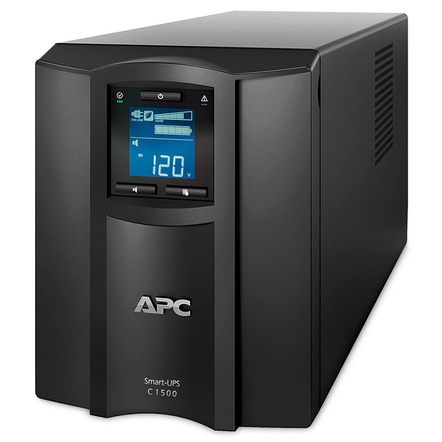 APC SMC1500C SmartUPS 120V 1500VA LCD Backup Battery & Surge Protecto