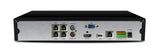 Silarius SIL-NVR4CHPOE2 4-Channel 4K POE NVR Gigabit 2TB HDD - side view | Silarius