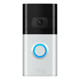 Ring 8VRSLZ-0EN0 Video Doorbell 3 - (Satin Nickel and Venetian Bronze) - front view | Silarius