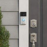 Ring 8VRSLZ-0EN0 Video Doorbell 3 - (Satin Nickel and Venetian Bronze) - detail view | Silarius