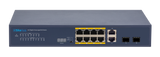 Silarius SIL-A8POE1G120 12-Port Gigabit PoE+ Network Switch 120W for IP Camera Systems