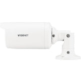Hanwha ANO-L6082R Wisenet A-Series 2MP WDR IR Bullet IP Camera, 3.3-10.3mm Motorized Varifocal Lens, White