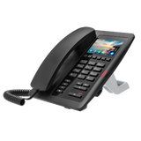 Fanvil H5W Color-Screen Wi-Fi Hotel IP Phone, Black