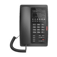 Fanvil H3W Compact Wi-Fi Hotel IP Phone, Black