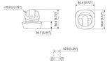 Dahua IPC-A35P 3MP A Series Wi-Fi Network PT Camera - rear view | Silarius