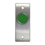 Camden CM-8100G Vandal Resistant Push Button (Extended), Single Gane Spring Return, N/O, Momentary, Green Button