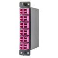 Hubbell OCLCD50G4CVI Cassette Fiber, LCD to 2MPO, OM4, 24-Fiber, Type C, Aqua