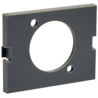 Hubbell IMAVB15GY iStation Audio / Video Unloaded Module, 1.5-Unit, 10-Pack, Gray