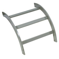 Hubbell HLO2490G NEXTFRAME Ladder Rack, Outside Radius, 24", Gray