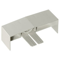 Hubbell PB3ECA Non-Metallic Raceway for BaseTrak Series, 2/3 Channel End Cap