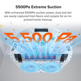 【Certified Refurbished 90% New】Roborock Qrevo Robot Vacuum with Multifunctional Dock