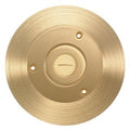 Hubbell SF2525 Combo Cover/Flange, Round, Brass, 2.125", 3/4"