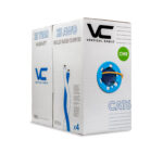 Vertical Cable 060-2395/OR CAT6 CMR Cable, Solid Bare Copper - 1000ft Pull Box, Orange