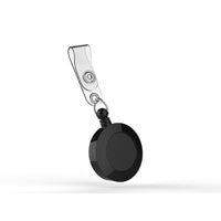 ADI PRO 0E-BHPULL1 Badge Retractors with Strap, ABS, 25-Pack, Black