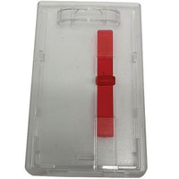 ADI PRO 0E-BHVERT4 Rigid Vertical Card Holder with Slide, 25-Pack