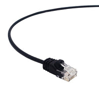 ADI PRO 0E-C6ATHBK10 CAT6A Slim Patch Cable, 10', Black