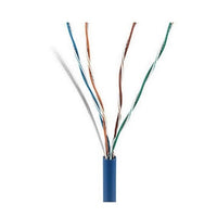 ADI PRO 0E-CAT5CMBL CAT5e Non-Plenum Cable, 24/4 Solid BC, Unshielded, UTP, CM, Sunlight Resistant, 1000' (304.8m) Express Box, Blue