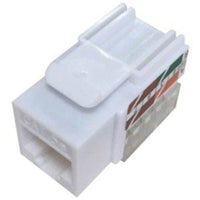 ADI PRO 0E-CAT5KEYWH CAT5e Keystone Jack Vertical 8P8C RJ45, 2-Pack, White