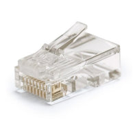 ADI PRO 0E-CAT6RJ45P Pass Through CAT6 RJ45 Connectors, 50-Pack, Clear