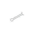 ADI PRO 0E-CLIP2 Clip for 2" J Hooks, 25-Pack