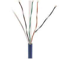 ADI PRO 0E-CMP6BLR CAT6 Plenum Cable, 23/4 Solid BC, Unshielded, UTP, CMP/FT6, 1000' Express Box, Blue