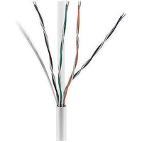 ADI PRO 0E-CMR6WHPR CAT6 Plus 23/4 Solid BC Cable, Unshielded UTP, Riser CMR, FT4, 1000' (304.8m) Express Box, White