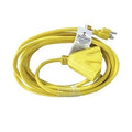 ADI PRO 0E-CX14325 Heavy Duty Indoor/Outdoor Extension Cord; 3 Tap, 25', Yellow, Commercial and Residential