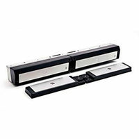 DynaLock 3121C-G2 Double Electromagnetic Lock Delayed Egress Outswing Gen 2, Satin Aluminum Clear Anodized