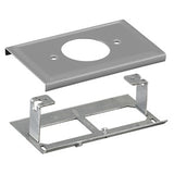 Hubbell HBL3033JEGY Raceway Plate 1.60" Opg HBL 3000 Series, Gray
