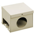 Hubbell HBL2410FCIV HBL2400 Series Raceway, Entrance End, Full Sized, Metal, Ivory