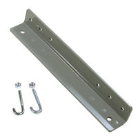 Hubbell HLX24G Cable Management, Wall Support Bracket, Angled, 24", Gray