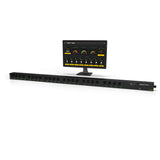 SurgeX SX-VS-1624 Vertical Series+ Smart Vertical PDU, 24-Outlet Configuration, 120V