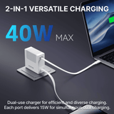 Gitryin Retractable 40W Charger - USB-C Cable
