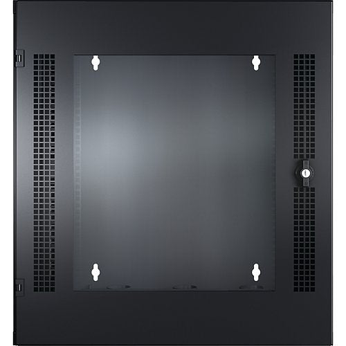 APC AR100 NetShelter 13U Wall Mount Rack Cabinet Glass Door Double Hinged Server Depth