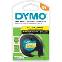 DYMO 91332 Label Maker, LT BLK/YLW PLA Tape, NA/LA/ANZ - DYMO