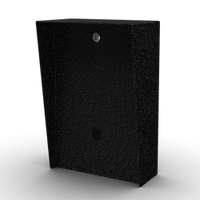PEDESTAL PRO 1012HOU-AWID-01-CRS 10X12 Steel Housing - AWID MR-1824 Card Reader