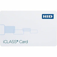 HID 2003PGGMN iClass 32k Bits (4K Bytes) Printable Smart Card, Programmed, Matching Numbers, No Slot Punch, Plain White Gloss Finish