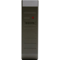 HID 5365E2P06 MiniProx Plus Proximity Reader with Wiegand Output and Pigtail, Beep on, LED Normally off, Host Must Flash Red and/or Green, Designer Gray