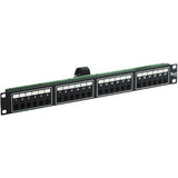ICC ICMPP024T2 24-Port 6P2C Telco Patch Panel, RMS, Black