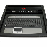 APC AP5816 17" Rack LCD Console with Integrated 16-Port Analog KVM Switch, Black