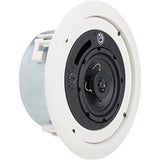 AtlasIED FAP42TC 4" Shallow Mount Coaxial In-Ceiling Speaker with 16W 70V, 100V Transformer