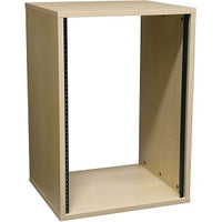 Middle Atlantic MBRK16 MBRK Series Maple Laminate Rack, 17" Deep, 26.6" Height, 16 RU