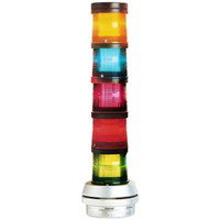 Kidde 101XBRMB24D 101XBRMA24D StackLight 101 Series Multimode XBR LED, 24VDC, 0.215A, Blue