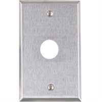 Alarm Controls by ASSA ABLOY RP-23SLIMLINE Alarm Controls RP-23SLIMLINE Slimline Plate with Piezo Alert Hole, Stainless Steel