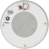 AtlasIED M1000R-W 8" Dual-Cone Sound Masking Speaker with 4W 70V Transformer and Enclosure, White