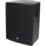 AtlasIED SM12CXT-B 12" 2-Way Compression Driver Coaxial Surface Mount Speaker with 60W 70V Transformer, Black