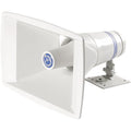 AtlasIED Constant-Directivity 40W Paging Speaker with Rotating Bell, Neutral Gray