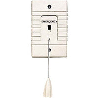 Alarm Controls by ASSA ABLOY SF-117 Alarm Controls SF-117 Emergency Call Switch, 6' Tassel Pull Cord, Single Gang, White
