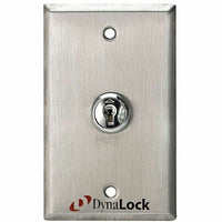 DynaLock 7050 Key Switch Single Gang, No Cylinder